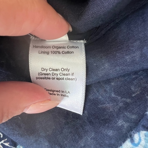 St Roche Yucca Drawstring Jogger Pants in Navy Floral Womens Small - Picture 5 of 7